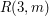 $ R(3, m) $