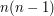 $ n(n-1) $