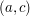 $ (a, c) $