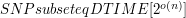 $ SNP subseteq DTIME[2^{o(n)}] $
