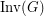 $ {\rm Inv}(G) $