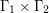 $ \Gamma_1\times \Gamma_2 $