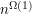$ n^{\Omega(1)} $